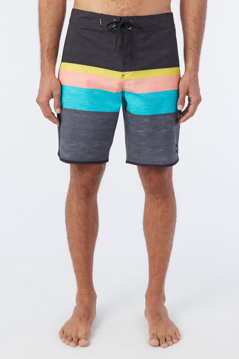 O'Neill Lennox Scallop 19 Boardshorts-Black
