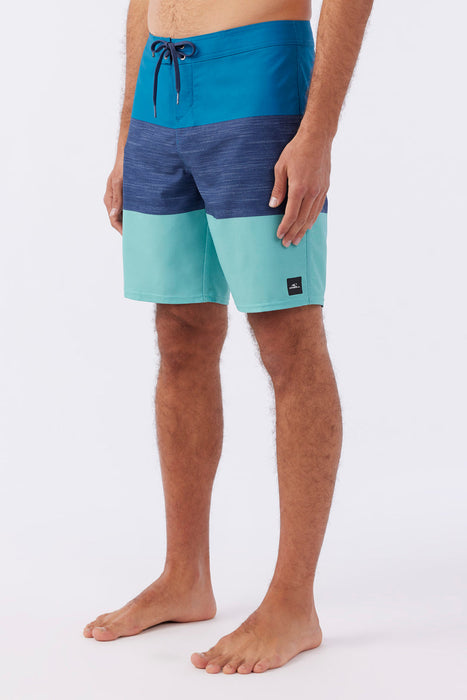 O'Neill Hyperfreak Heat Block 19 Boardshorts-Bay Blue
