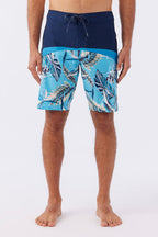 O'Neill Hyperfreak Tech Block 20 Boardshorts-Sky