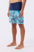 O'Neill Hyperfreak Tech Block 20 Boardshorts-Sky