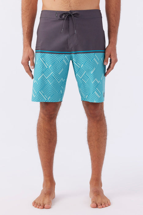 O'Neill Hyperfreak Tech Trvlr Nomad 20 Boardshorts-Turquoise