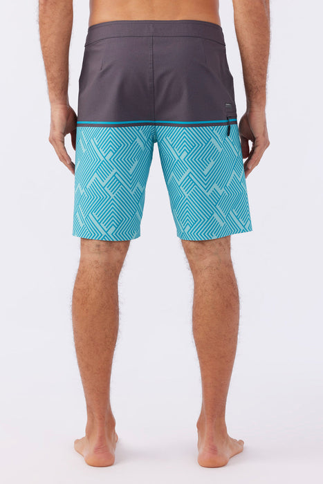 O'Neill Hyperfreak Tech Trvlr Nomad 20 Boardshorts-Turquoise