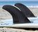 NVS Apex Series Album Twin Fin Set-Black