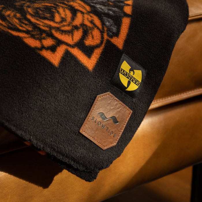 Slowtide Tiger Style Fleece Blanket-Black