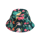 Emerson & Friends Isla Botanica Tropical Birds Reversible Bucket Hat-Green/Multi