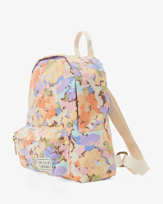 billabong mini mama canvas backpack Billabong Mini Mama Backpack-Lilac Breeze