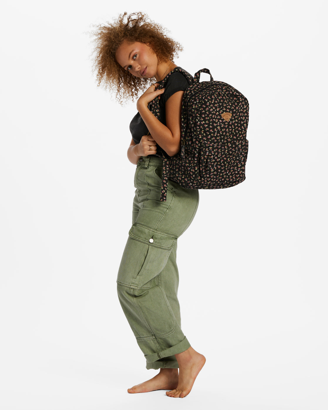 Billabong Schools Out Backpack-Black Pebble