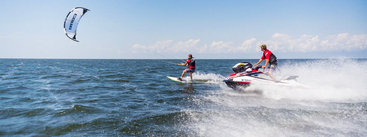 Kiteboarding lesson at REAL Watersports
