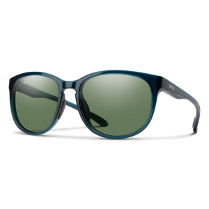 Smith Lake Shasta Sunglasses-Pacific Crystal/CP Polar Gray Green