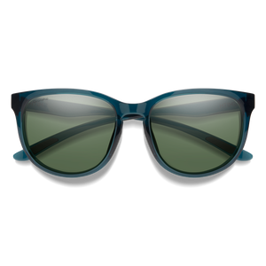 Smith Lake Shasta Sunglasses-Pacific Crystal/CP Polar Gray Green