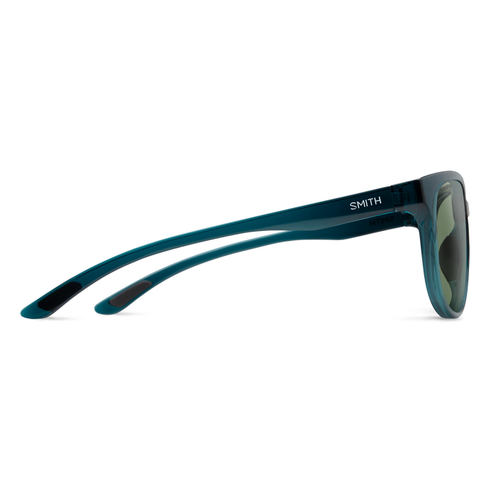Smith Lake Shasta Sunglasses-Pacific Crystal/CP Polar Gray Green