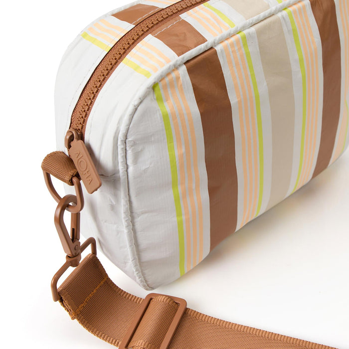 Aloha Collection Nice Stripes Le Tour Bag-Toffee