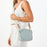 Aloha Collection Petite Check INV Le Tour Bag-Tide/Sandstone