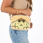 Aloha Collection Pompompurin Check Le Tour Bag-Golden
