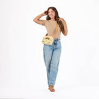 Aloha Collection Pompompurin Check Le Tour Bag-Golden