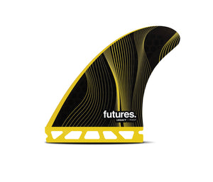 Futures P6 Legacy Tri Fin Set-Yellow-Medium