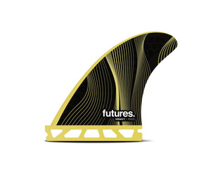 Futures P4 Legacy Tri Fin Set-Yellow-Small