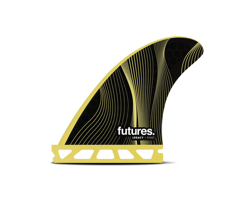 Futures P4 Legacy Tri Fin Set-Yellow-Small