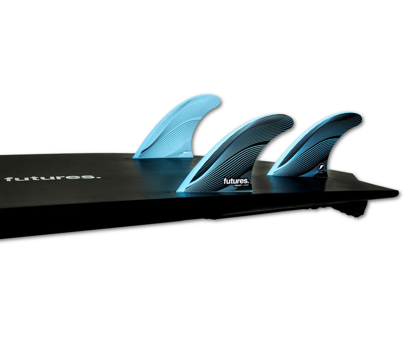 Futures R4 Legacy Tri Fin Set-Blue-Small