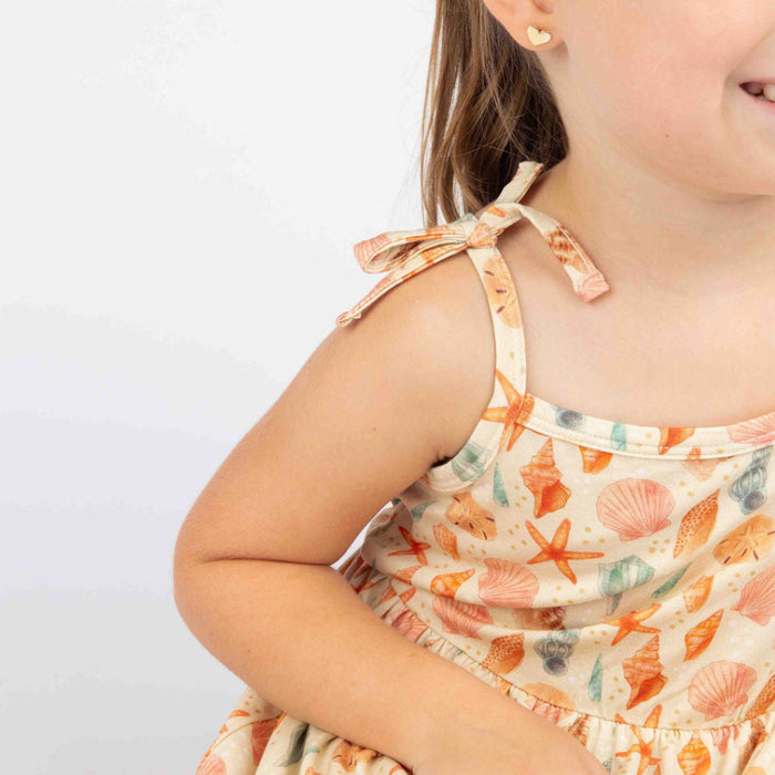 Emerson and Friends Bamboo Dress-Sandy Seashells