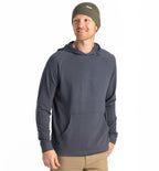Free Fly Bamboo Lightweight Fleece Hooded L/S Shirt-Storm Cloud