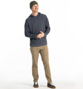 Free Fly Bamboo Lightweight Fleece Hooded L/S Shirt-Storm Cloud