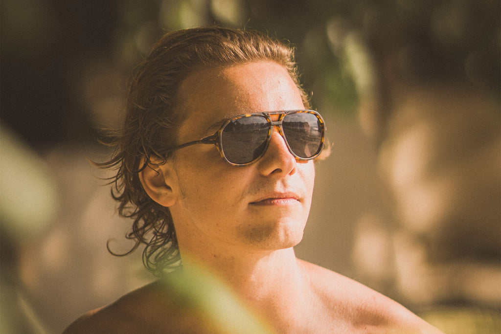 Ombraz Classics Narrow Sunglasses-Tortoise/Brown Polar