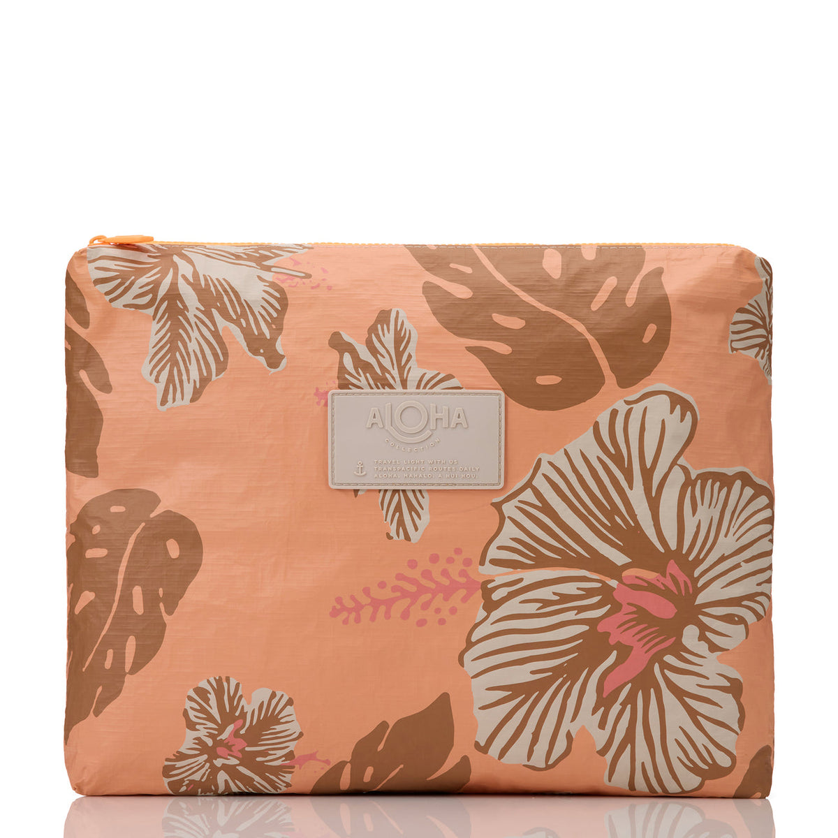 Aloha Collection Papeete Max Pouch-Toffee/Sandstone