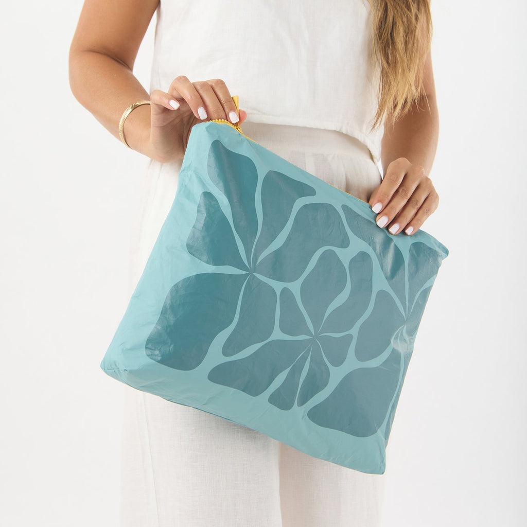 Aloha Collection Wavy Max Pouch-Atlantic/Tide