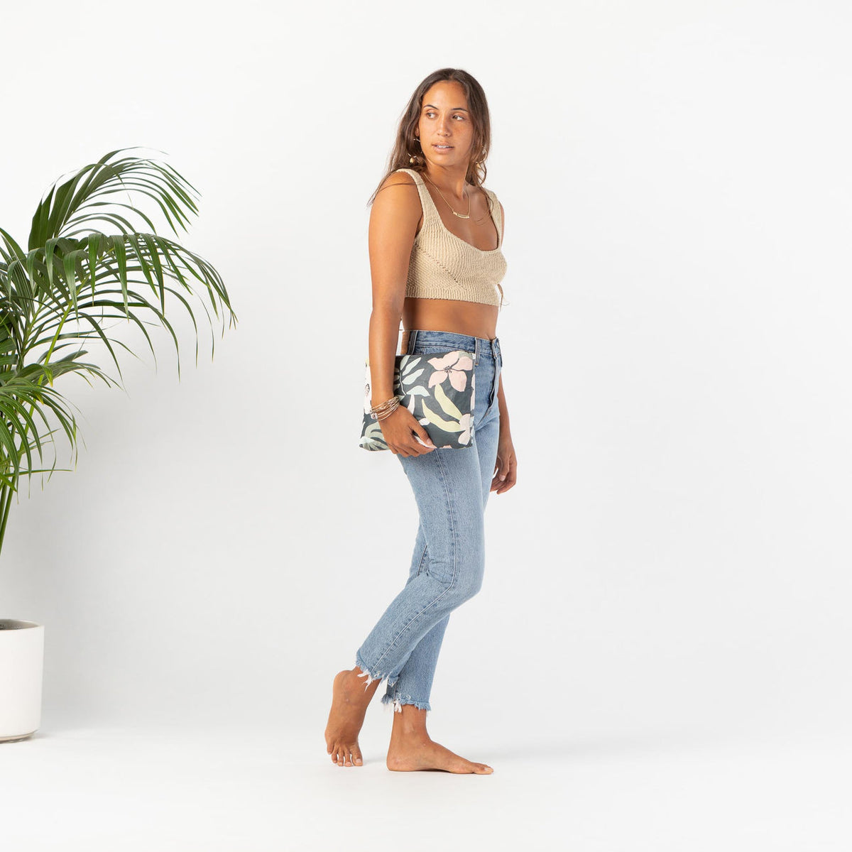 Aloha Collection Mid Flora Pouch-Eve