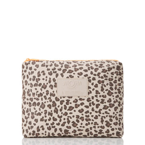 Aloha Collection Leopard Cub Mid Pouch-Coconut— Alternate View