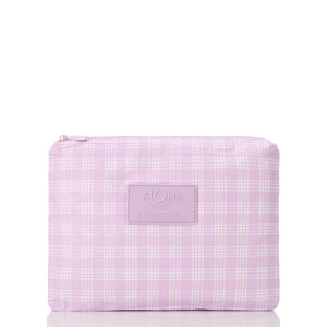 Aloha Collection Palaka Mid Pouch-Lavander