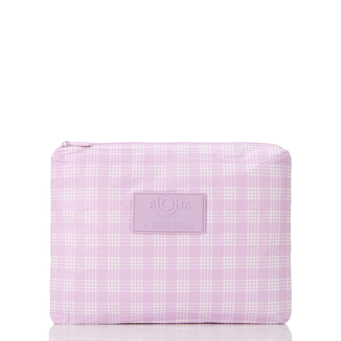 Aloha Collection Palaka Mid Pouch-Lavander