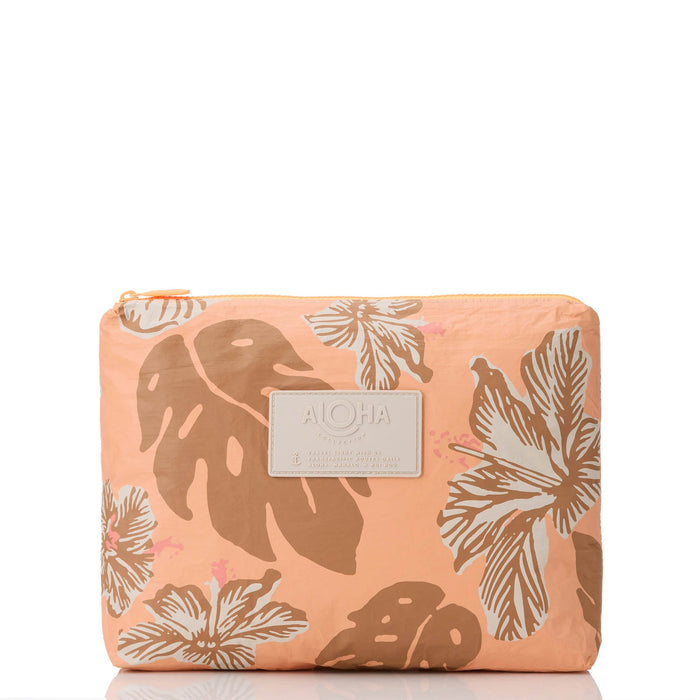 Aloha Collection Papeete Mid Pouch-Toffee/Sandstone