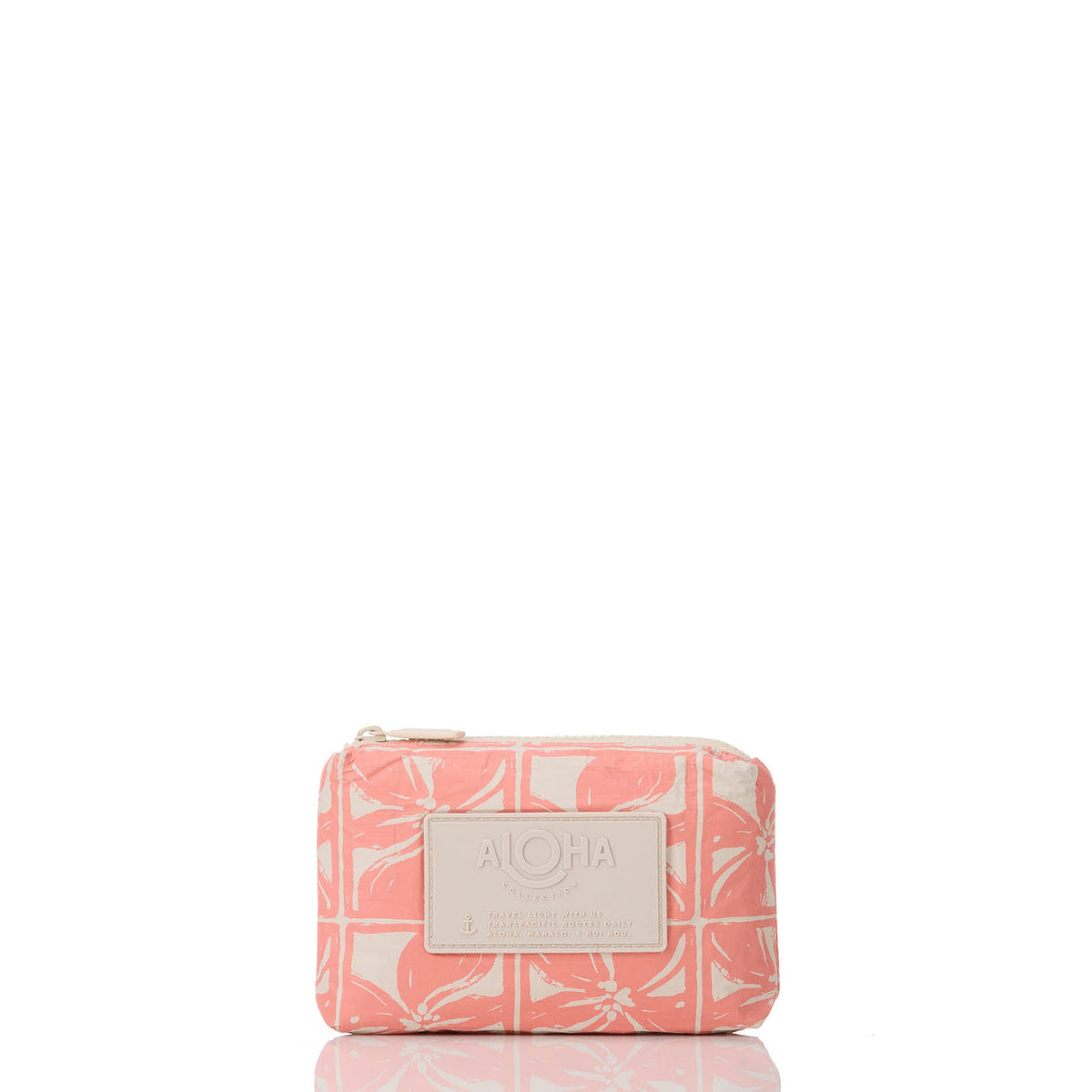 Aloha Collection Lattice Mini Pouch-Candy/Plum