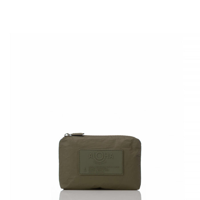 Aloha Collection Mini Monochrome Pouch-Olive