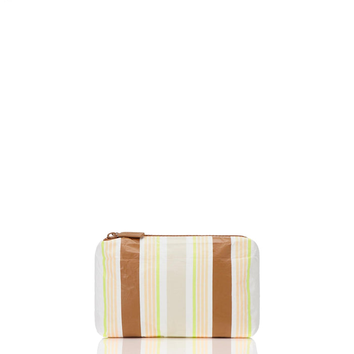 Aloha Collection Nice Stripes Mini Pouch-Toffee