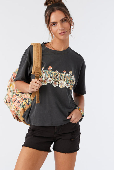 O'Neill Mushies Tee-Washed Black