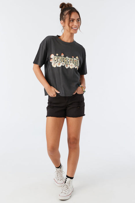 O'Neill Mushies Tee-Washed Black