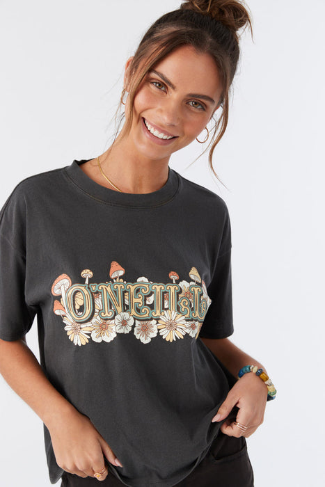 O'Neill Mushies Tee-Washed Black