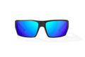 Bajio Nato Sunglasses-Black Matte/Blue Mirror Glass