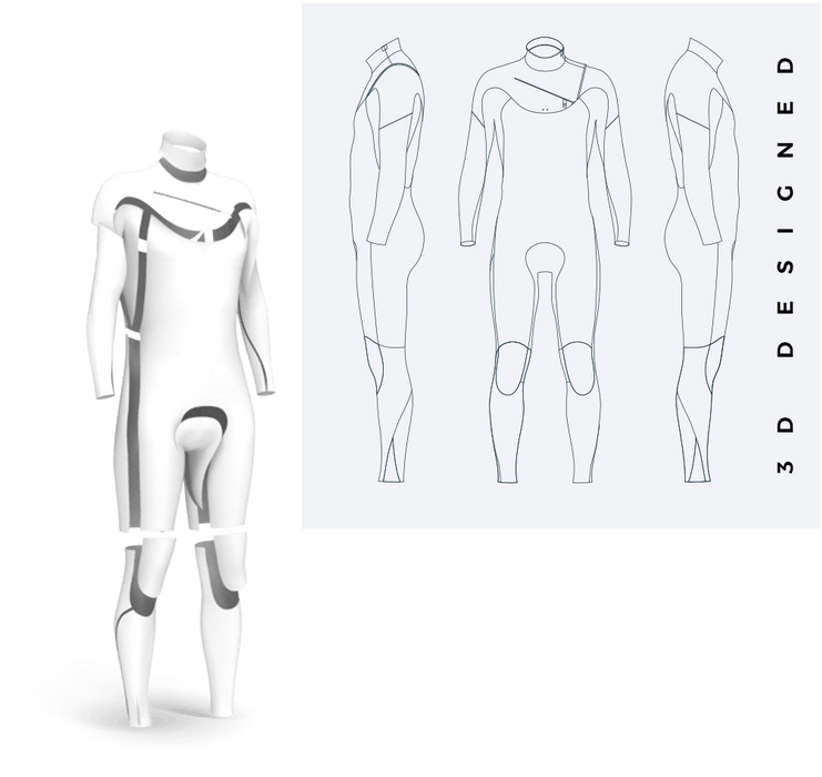 Manera Seafarer 3/2 BZ Wetsuit-Anthracite