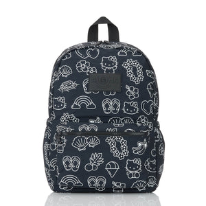 Aloha Collection Icons Backpack-White/Black— Alternate View