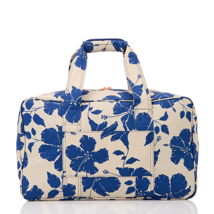 Aloha Collection Salina Tiny Stripe Weekender Bag-Navy