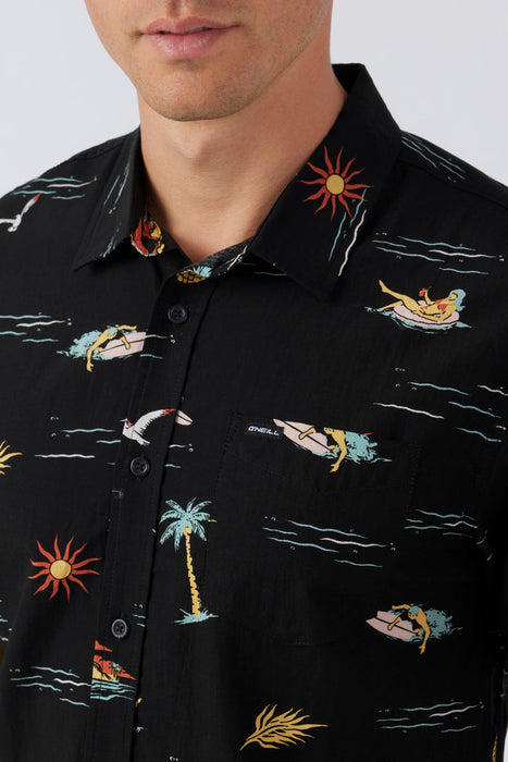O'Neill Oasis Eco Modern S/S Shirt-Black