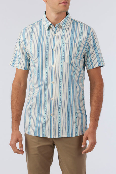 O'Neill OG Eco Stripe Standard S/S Shirt-Cream