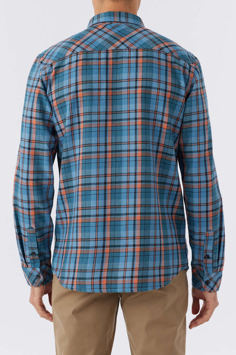 O'Neill OG Jonez Flannel L/S Shirt-Deep Blue