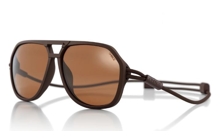 Ombraz Classics Sunglasses-Matte Brown/Brown Polar