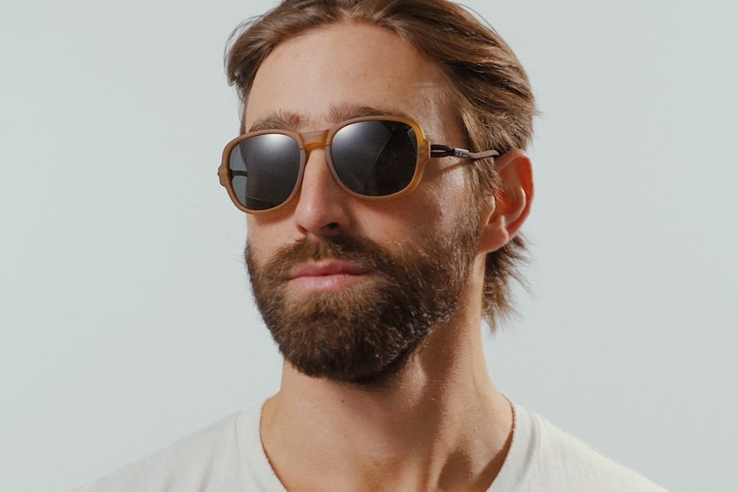 Ombraz Teton Sunglasses-Honey/Grey Polar