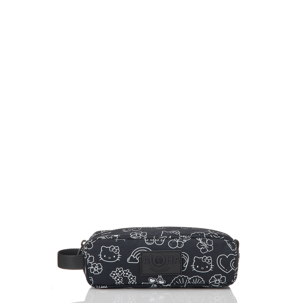 Aloha Collection Icons Pencil Case-White/Black